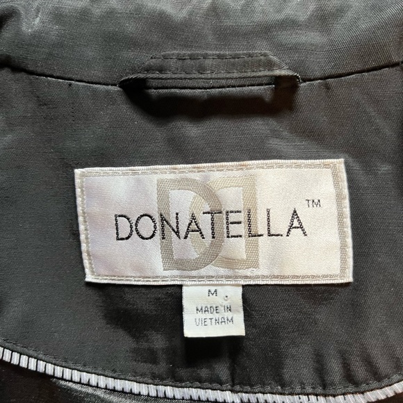 Donatella Women's Black Jacket Buttons - Picture 6 of 7